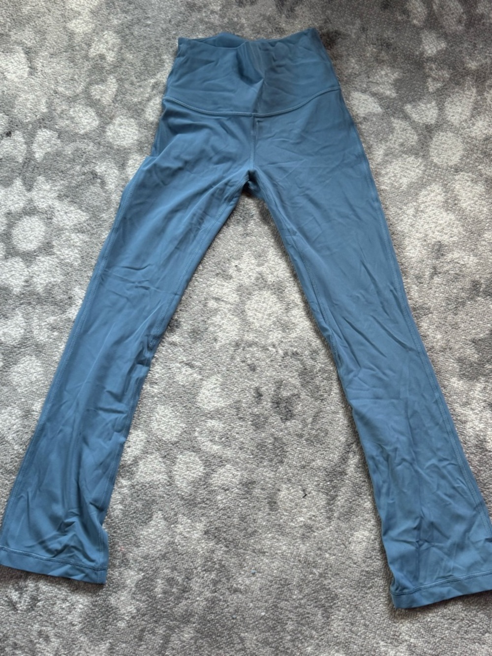lululemon athletica High-Rise Slate Blue Flare Leggings size 4